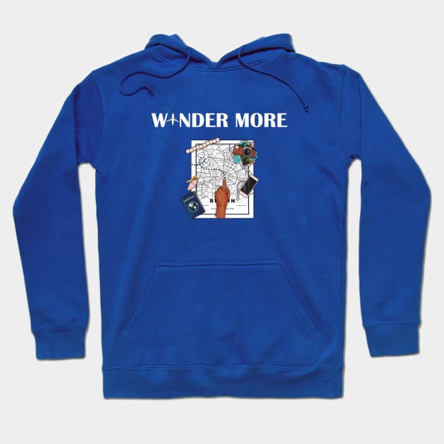 Wander More Hoodie by Athikan